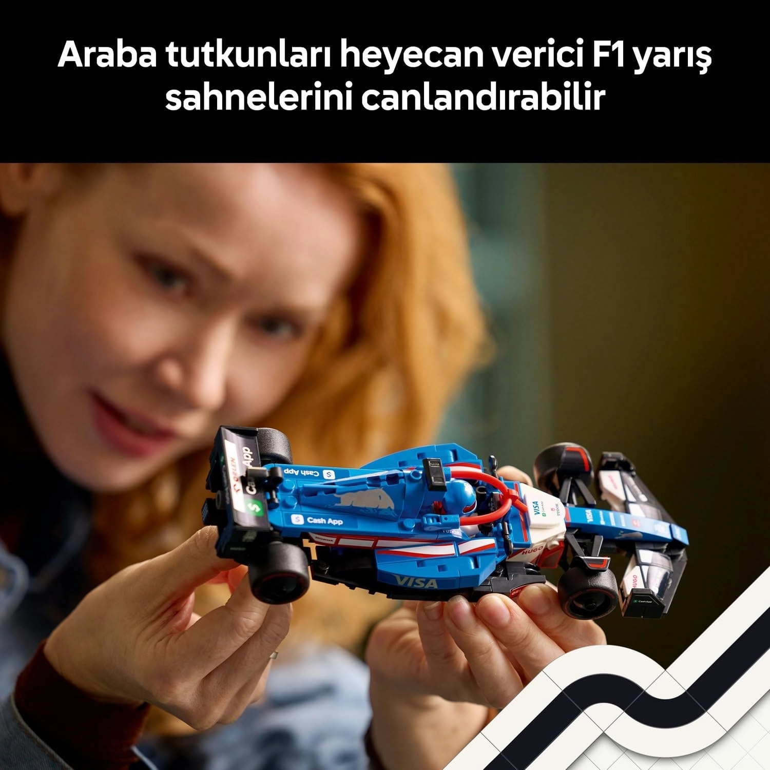 LEGO Speed Champions Visa Cash App RB VCARB 01 F1 Yarış Arabası 77246