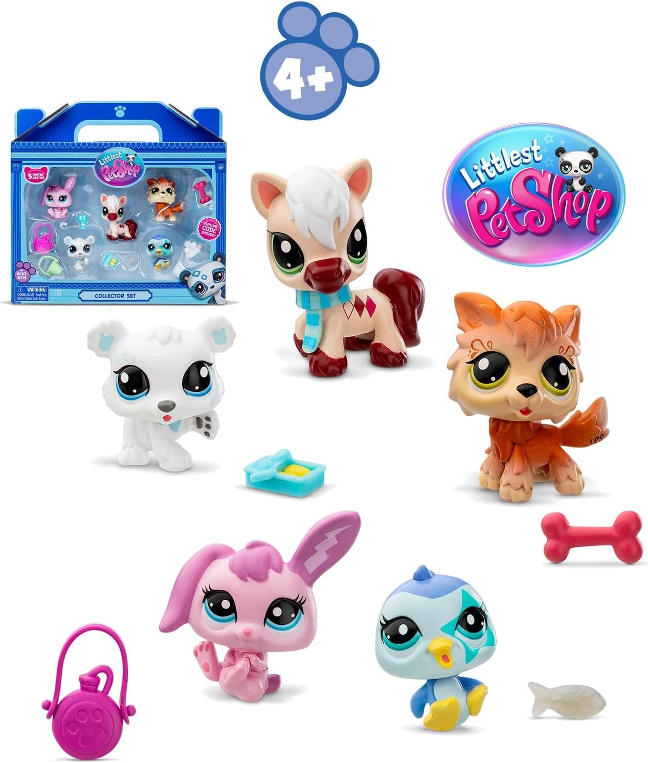 Littlest Pet Shop Kışın En İyi Arkadaşları 5li Miniş Koleksiyon Seti