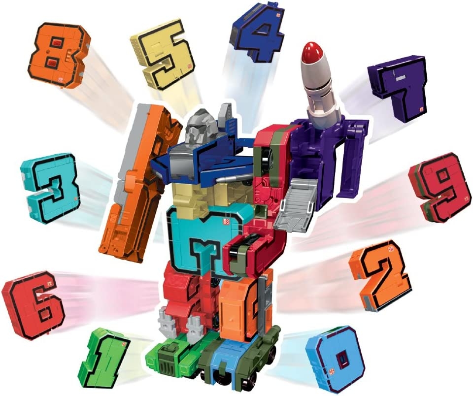 Pocket Morphers Dönüşebilen Numaralar 10’lu Set