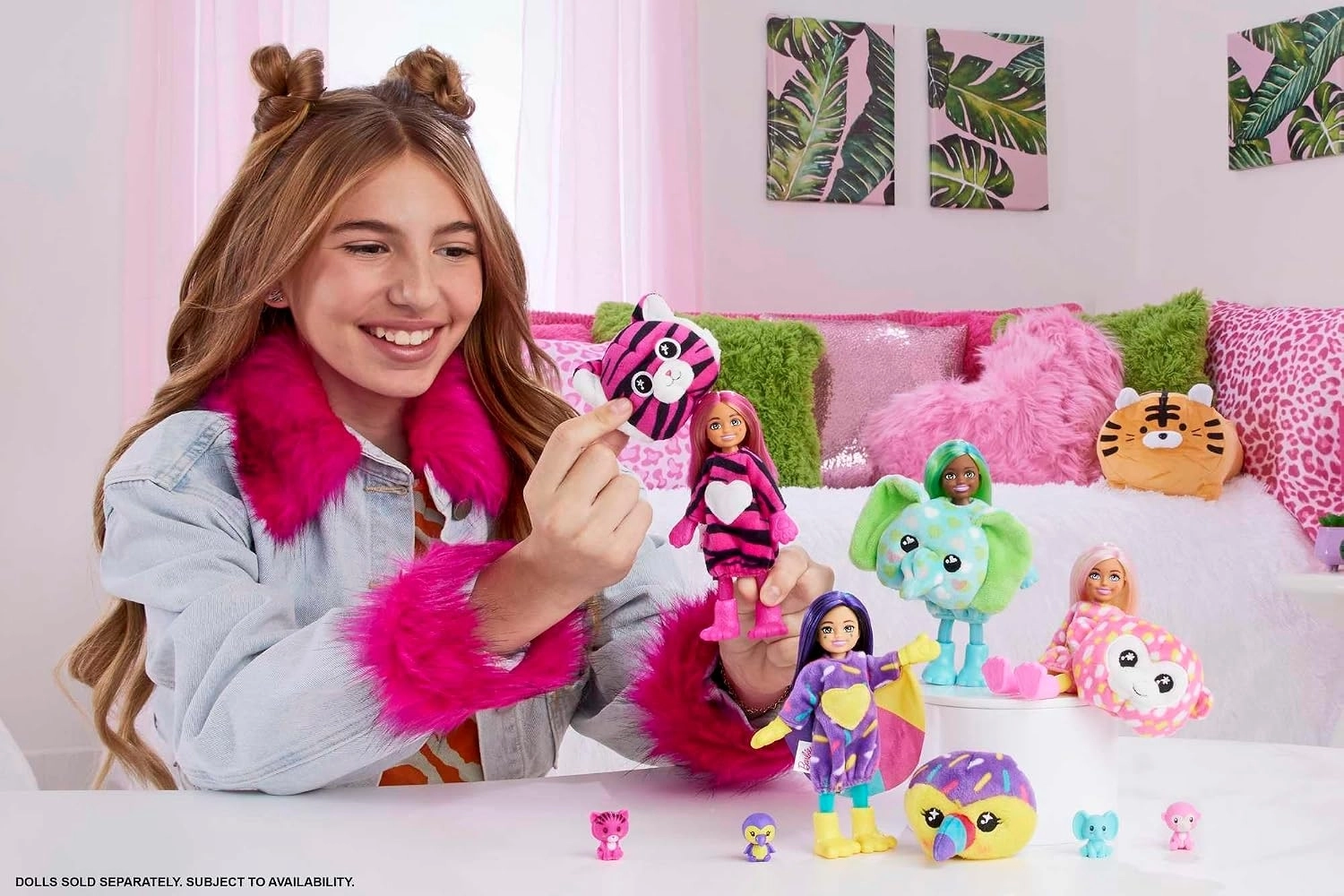 Barbie Cutie Reveal Bebekler Chelsea Tropikal Orman Serisi HKR16