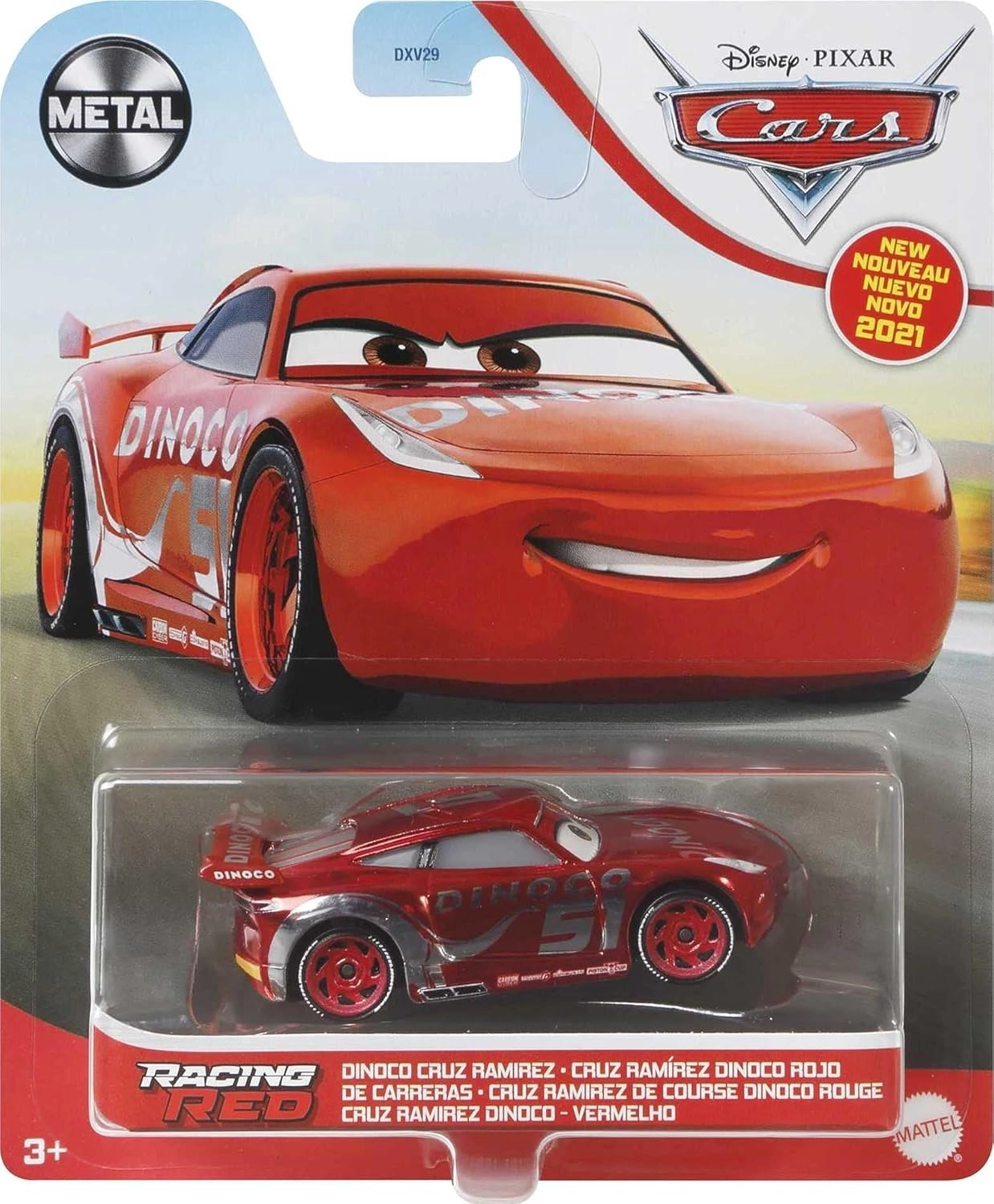 Cars 3 Tekli Karakter Araçlar Racing Red Dinoco Cruz Ramirez GRR91