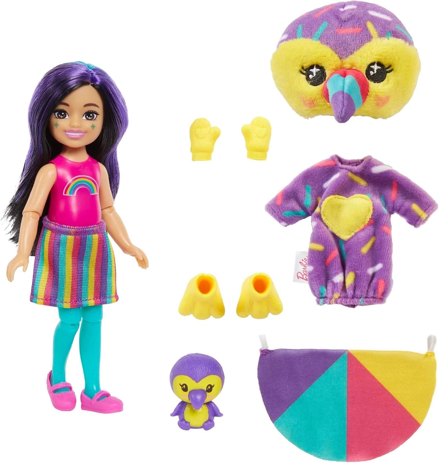 Barbie Cutie Reveal Bebekler Chelsea Tropikal Orman Serisi HKR16