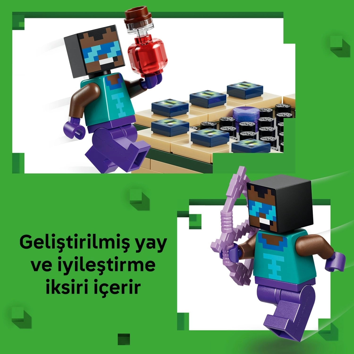LEGO Minecraft Nether ve End Geçidi Yolculuğu 21584
