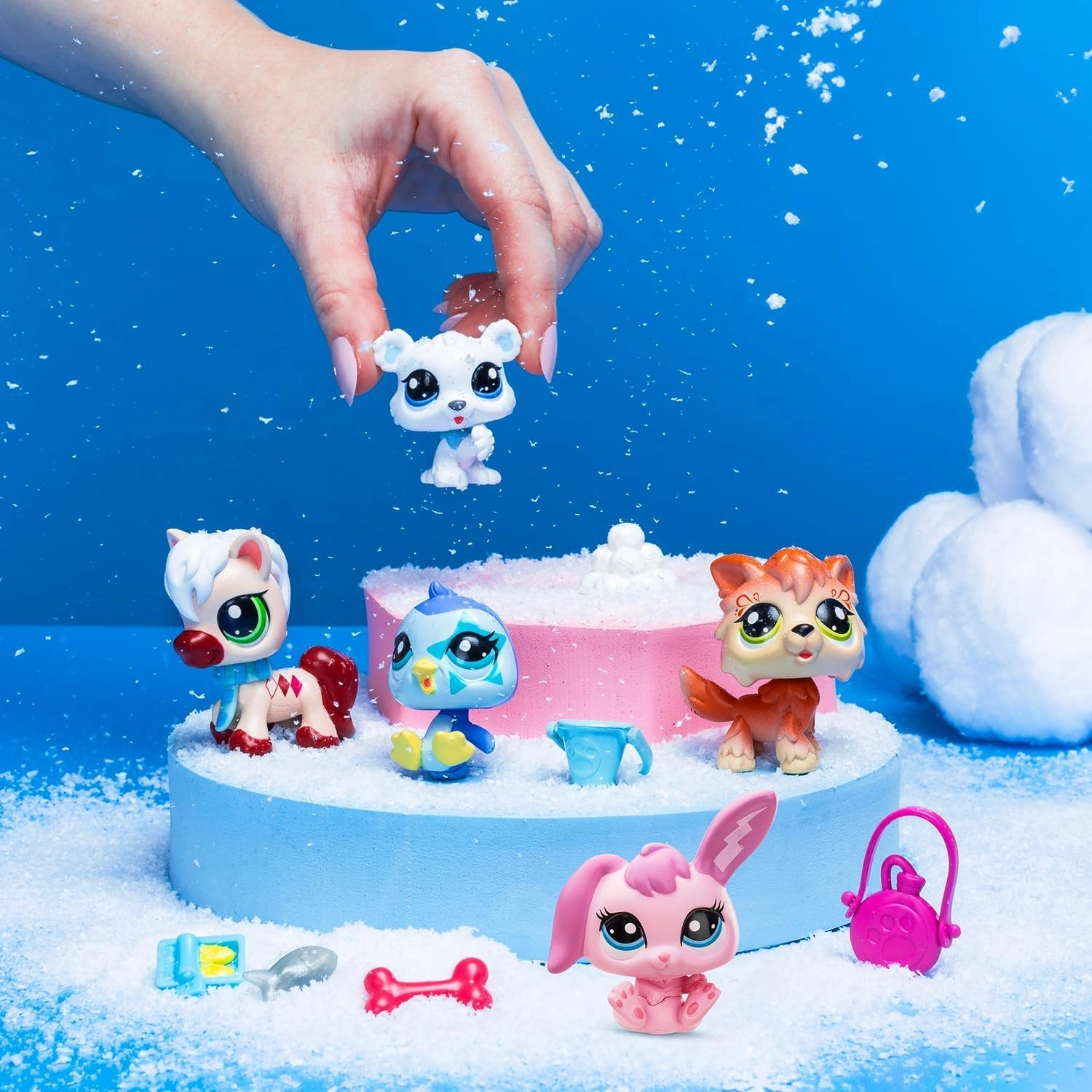 Littlest Pet Shop Kışın En İyi Arkadaşları 5li Miniş Koleksiyon Seti