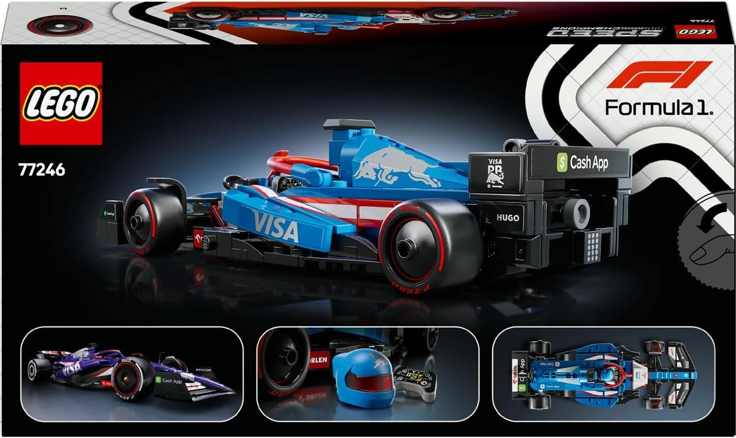 LEGO Speed Champions Visa Cash App RB VCARB 01 F1 Yarış Arabası 77246
