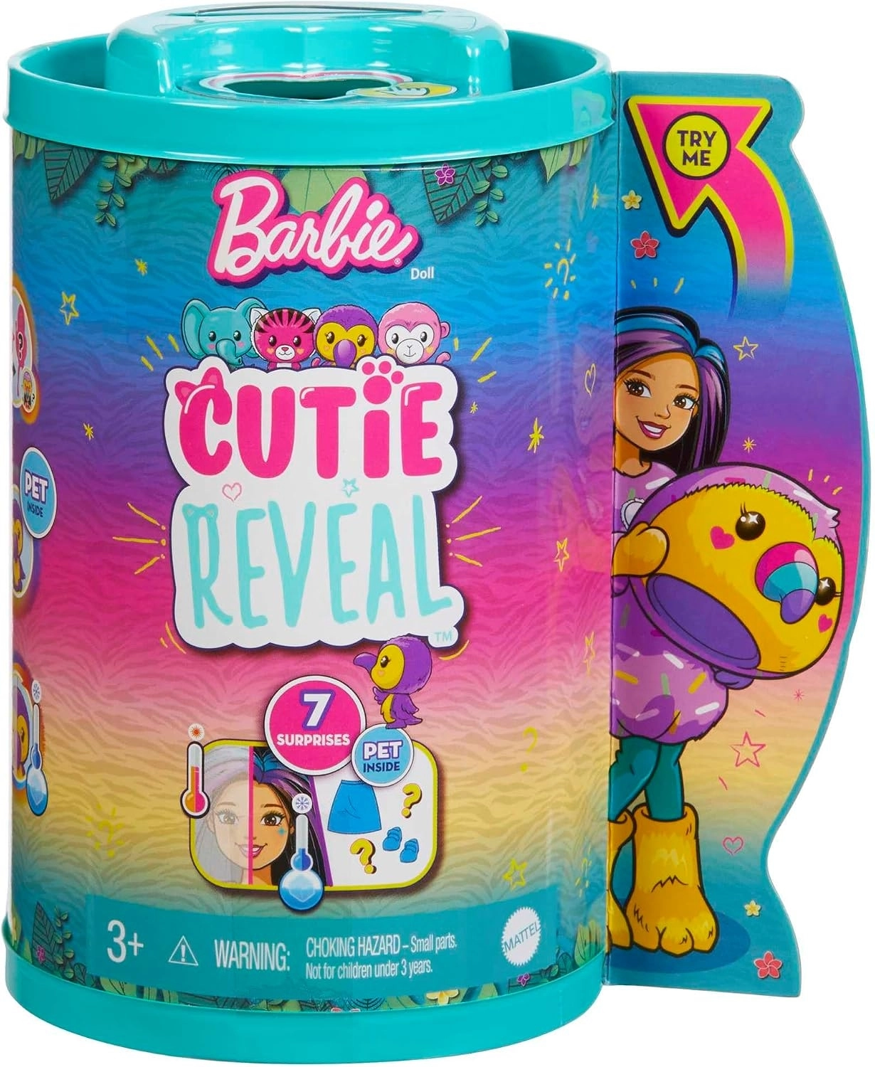 Barbie Cutie Reveal Bebekler Chelsea Tropikal Orman Serisi HKR16