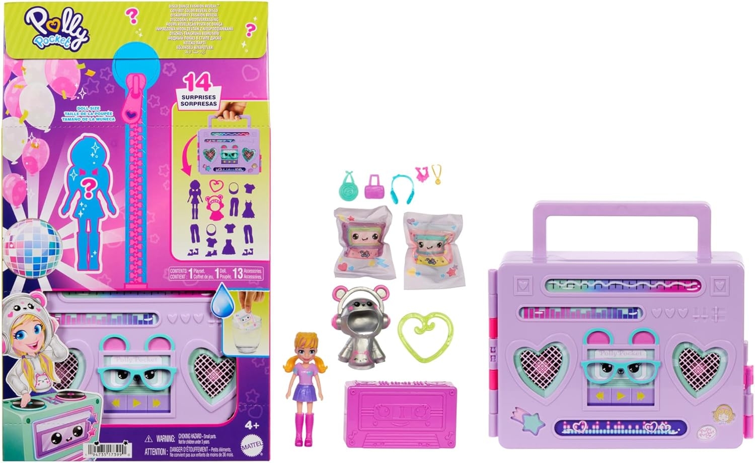Polly Pocket Radyo Temalı Moda Eğlencesi Oyun Seti HRD65 