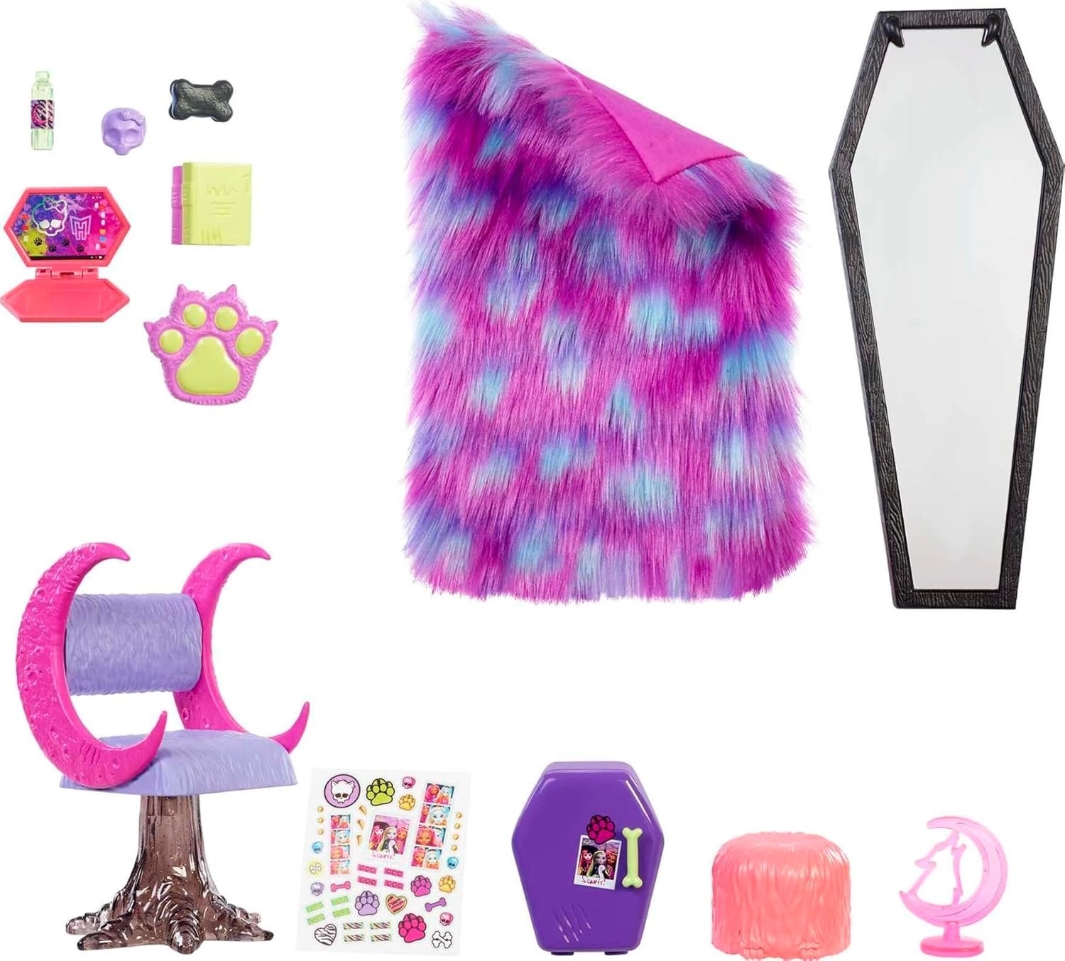 Monster High Clawdeen Wolf Yatak Odası HHK64