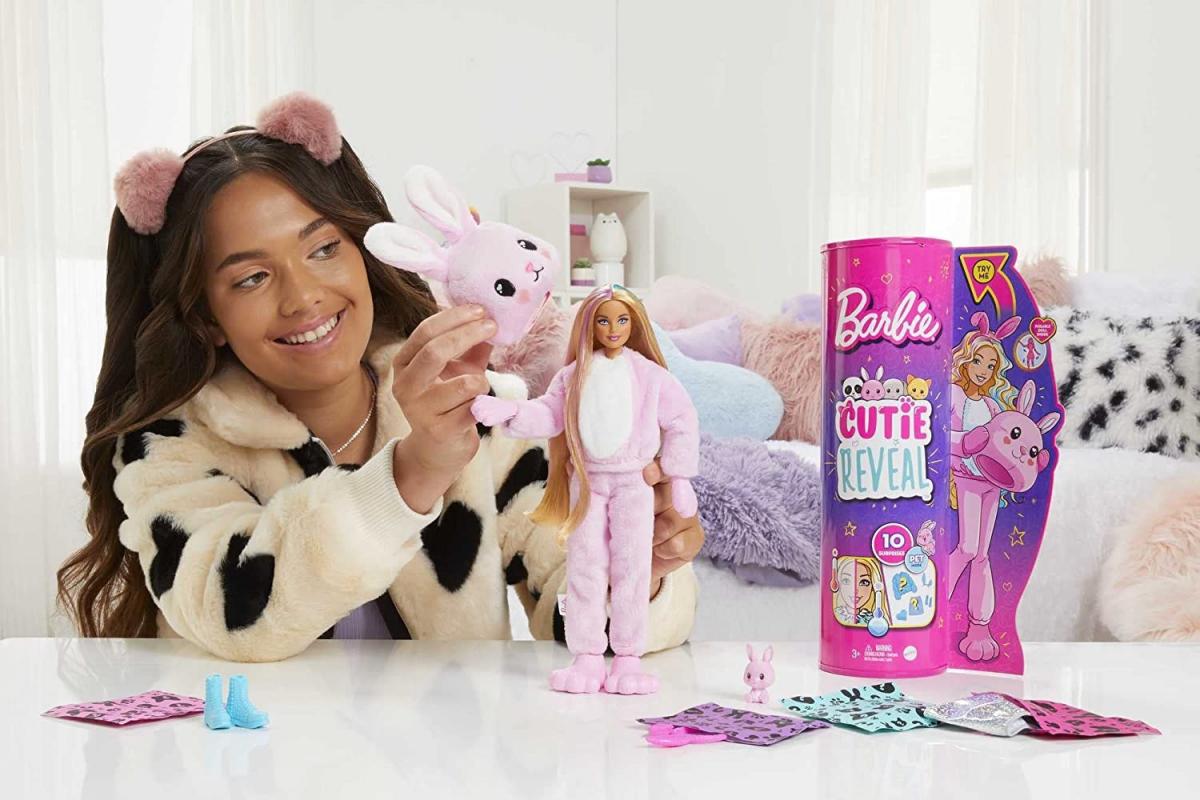 Barbie Cutie Reveal Bebekler HHG18 - Tavşan