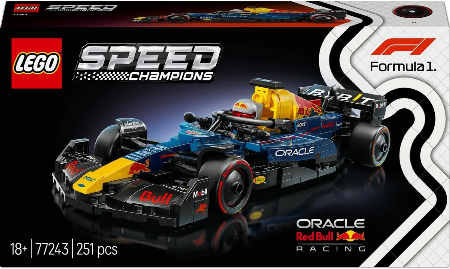 LEGO Speed Champions Oracle Red Bull Racing RB20 F1 Yarış Arabası 77243
