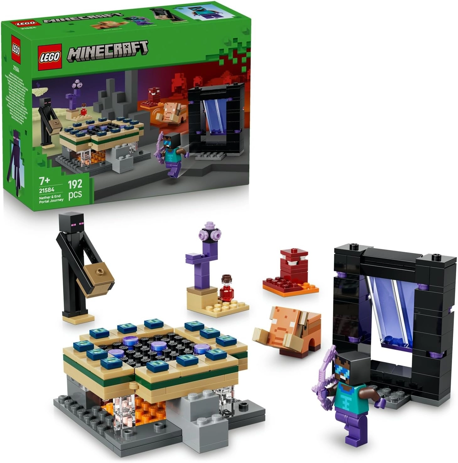 LEGO Minecraft Nether ve End Geçidi Yolculuğu 21584