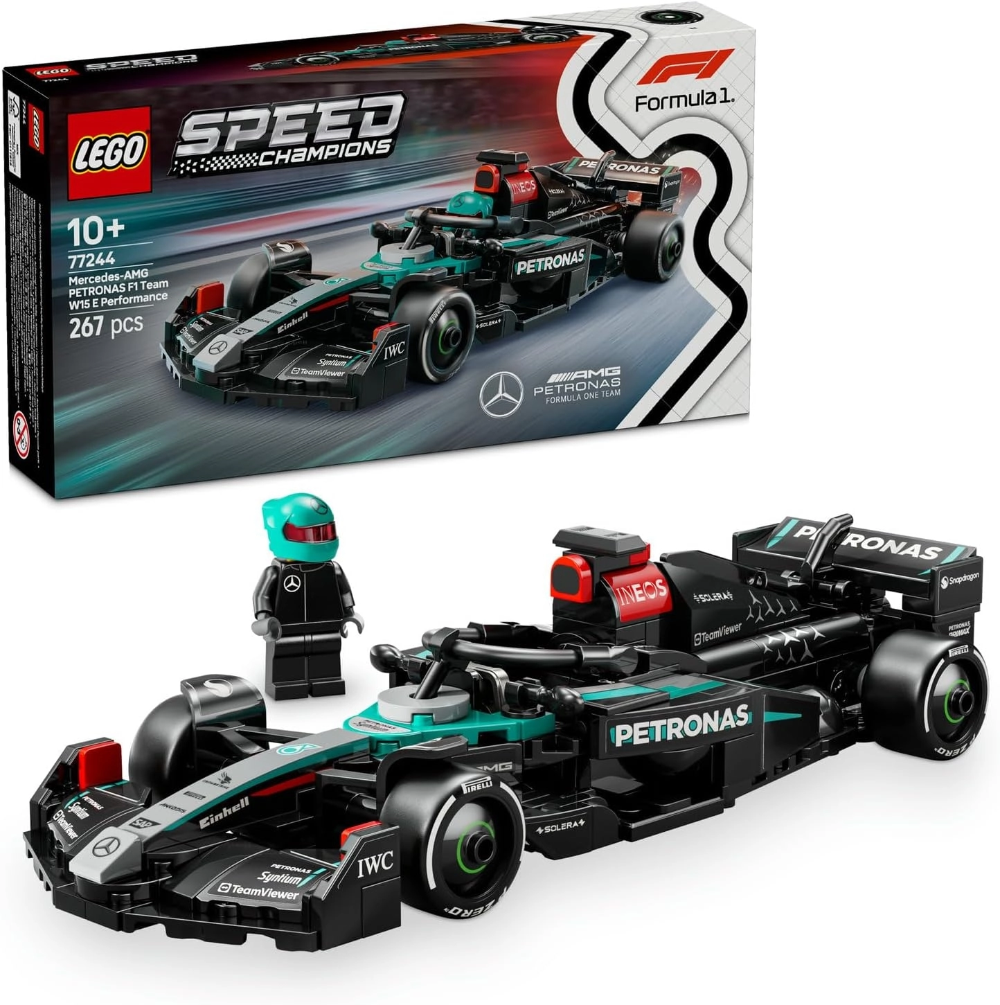 LEGO Speed Champions Mercedes-AMG F1 W15 Yarış Arabası 77244 