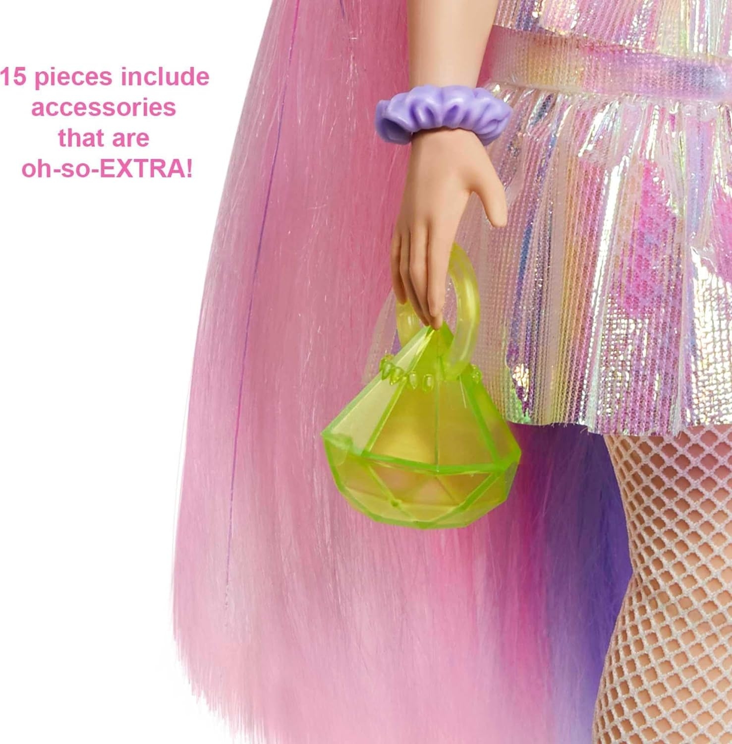 Barbie Extra Rengarenk Saçlar Bebeği GVR05