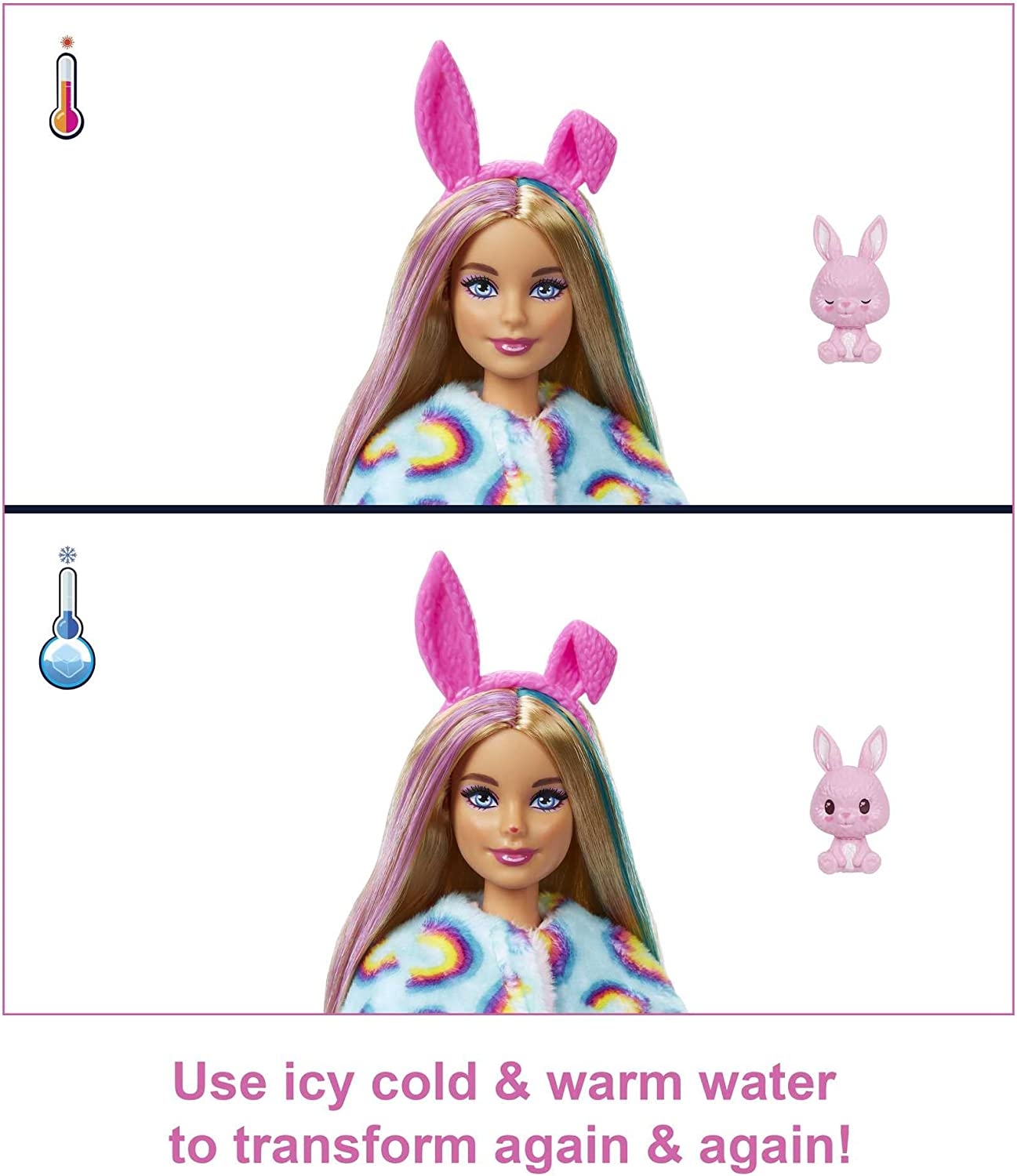 Barbie Cutie Reveal Bebekler HHG18 - Tavşan