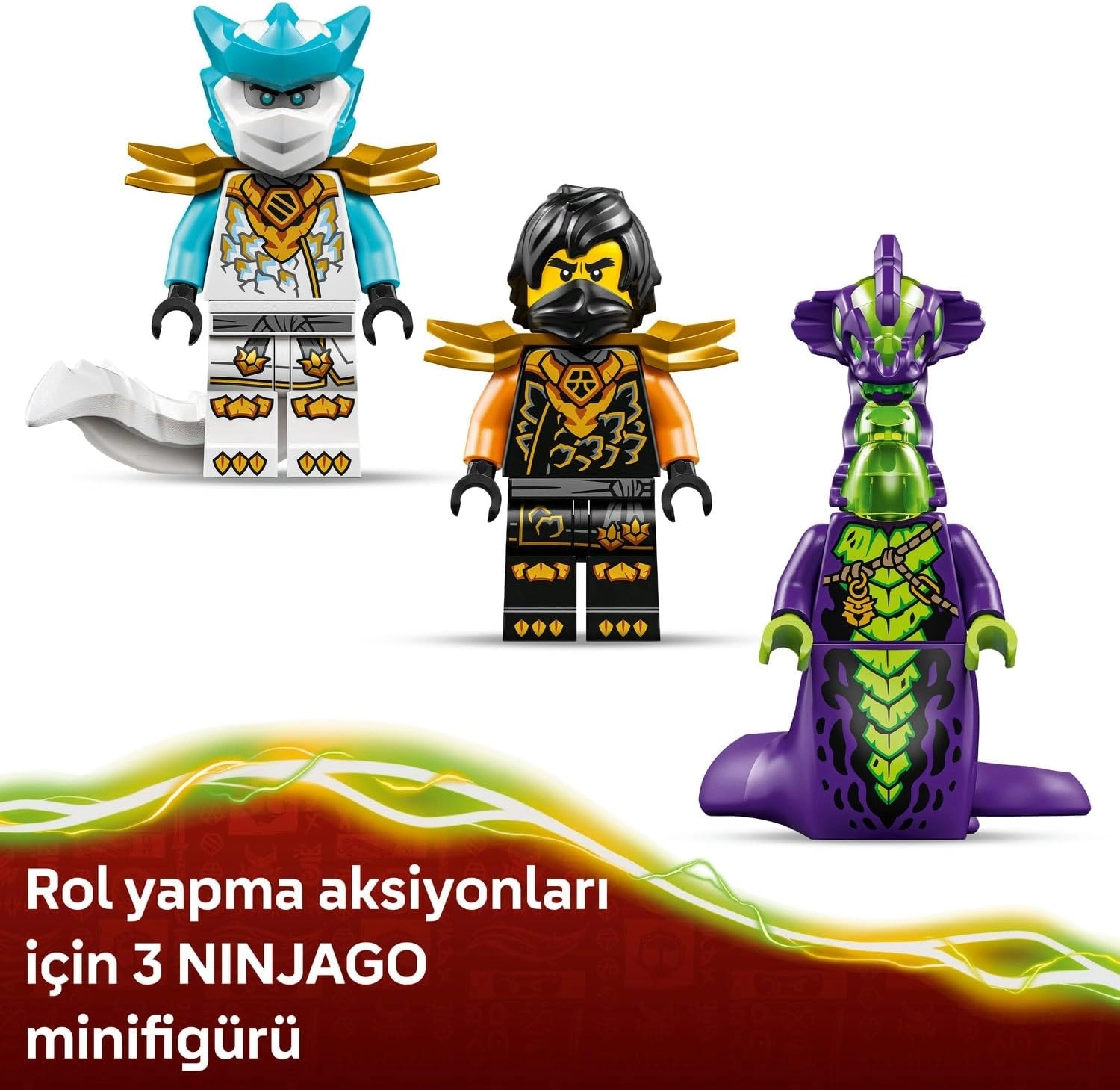 LEGO NINJAGO Cole’un Görev Robotu ve Ejderha Zane 71854