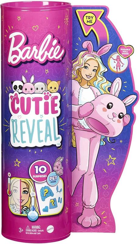 Barbie Cutie Reveal Bebekler HHG18 - Tavşan