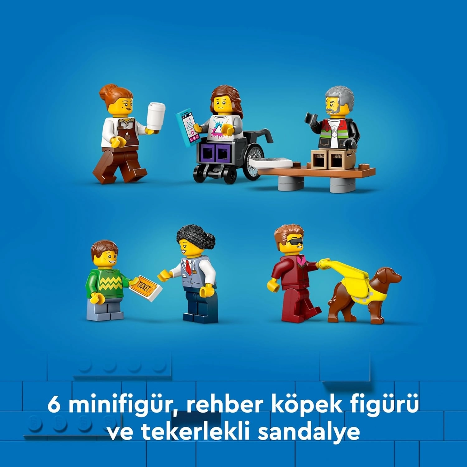 LEGO City Şehir Merkezi Tramvay İstasyonu 60423