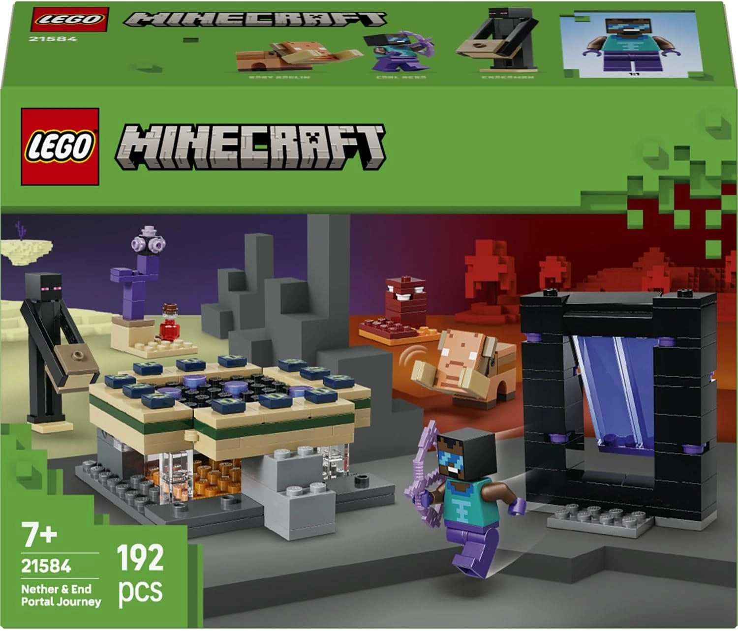 LEGO Minecraft Nether ve End Geçidi Yolculuğu 21584
