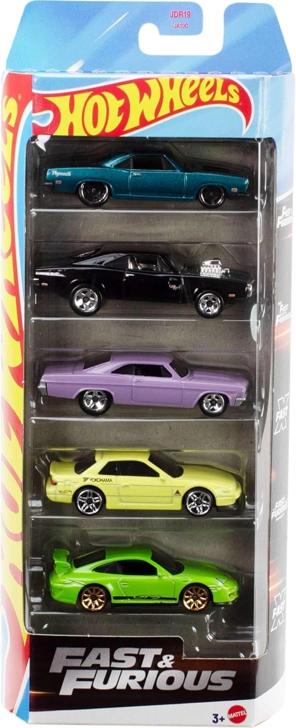 Hot Wheels Fast & Furious 5’li Araba Seti JDR19