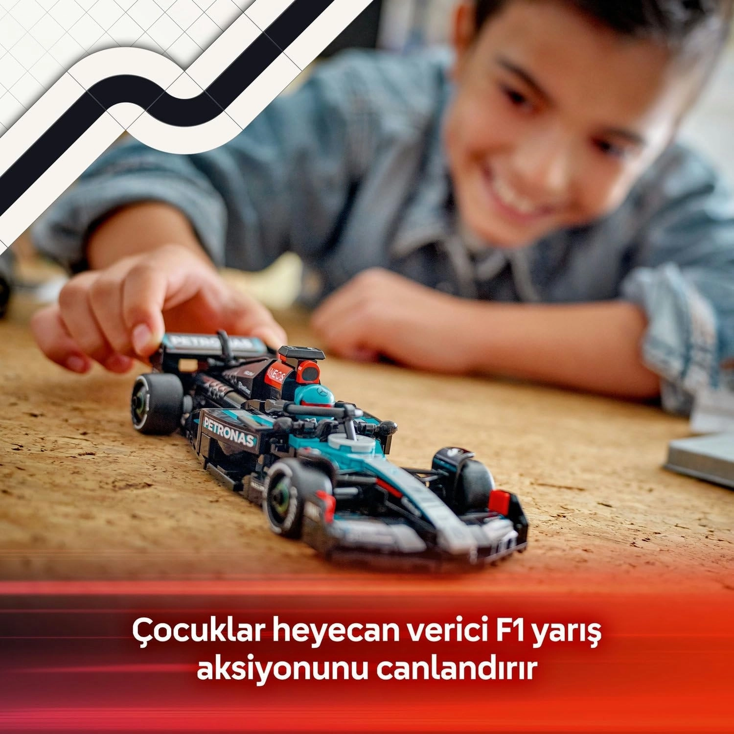 LEGO Speed Champions Mercedes-AMG F1 W15 Yarış Arabası 77244 