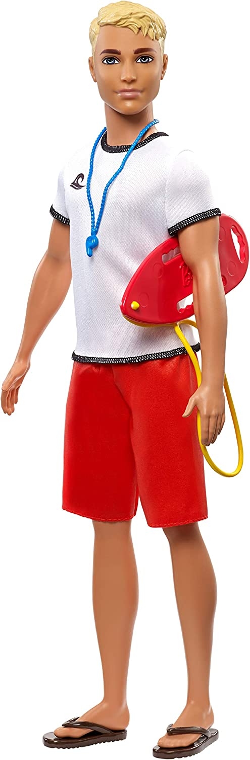  Barbie Ken Kariyer Bebekleri Cankurtaran FXP04