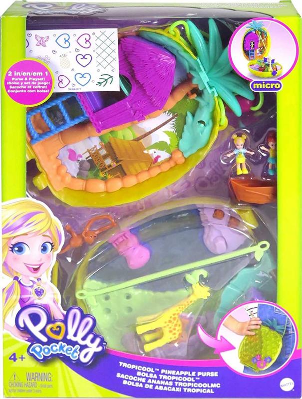 Polly Pocket Çanta Olabilen Micro Oyun Setleri  Ananas
