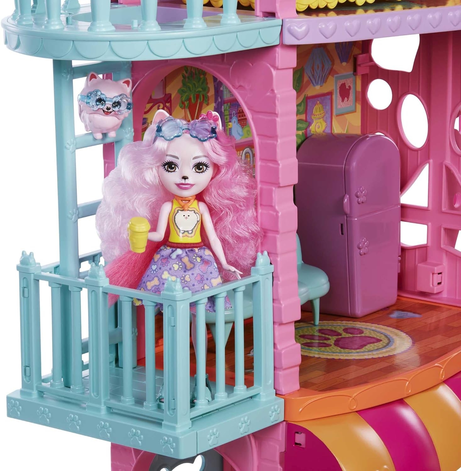 Enchantimals Şehir Evi ve Kafe Oyun Seti HHC18
