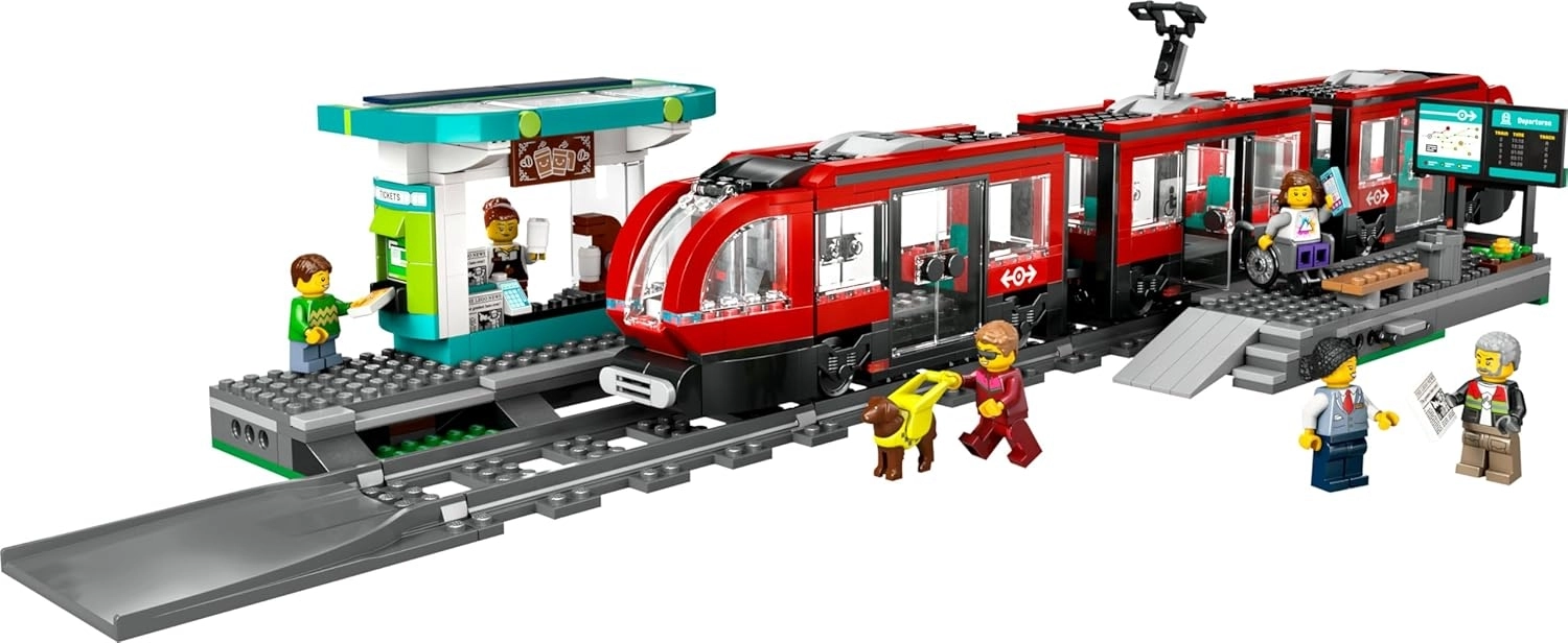 LEGO City Şehir Merkezi Tramvay İstasyonu 60423