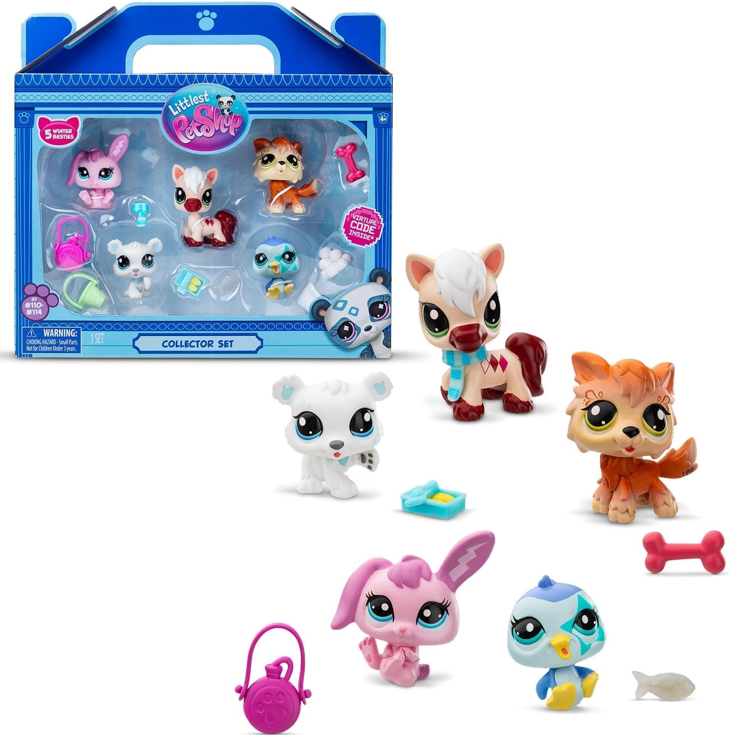 Littlest Pet Shop Kışın En İyi Arkadaşları 5li Miniş Koleksiyon Seti