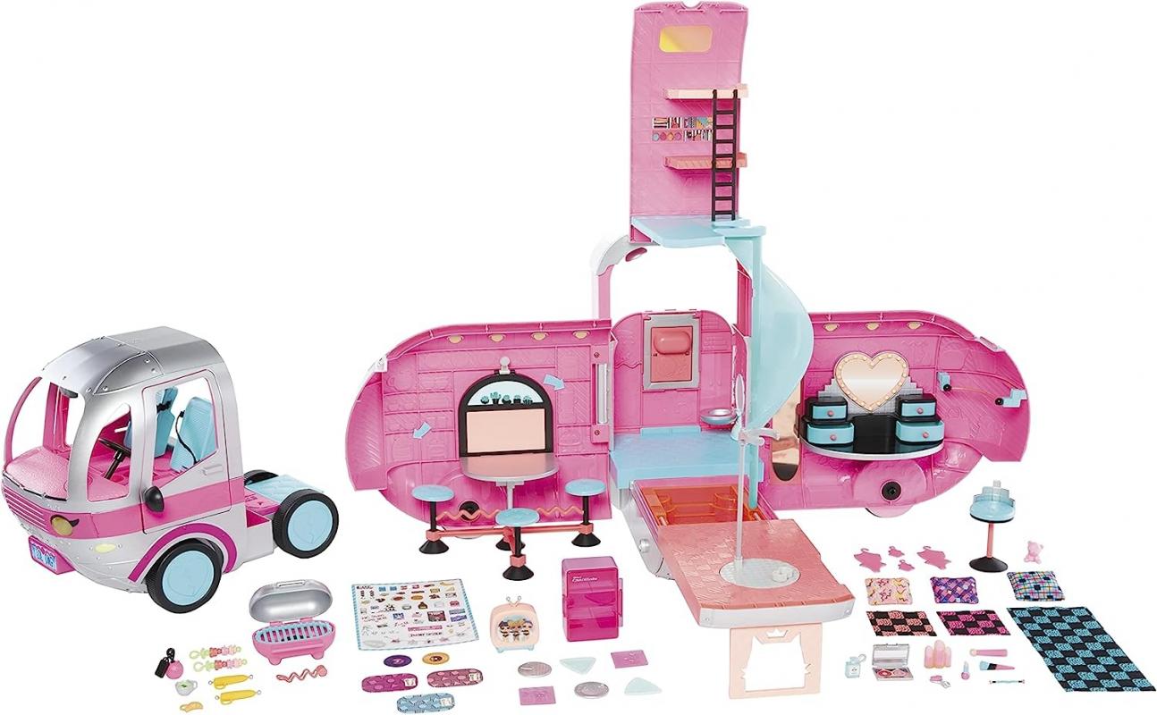 L.O.L Sürpriz Lol OMG Glamper Moda Karavan 4 in 1 Bebek Oyun Seti 