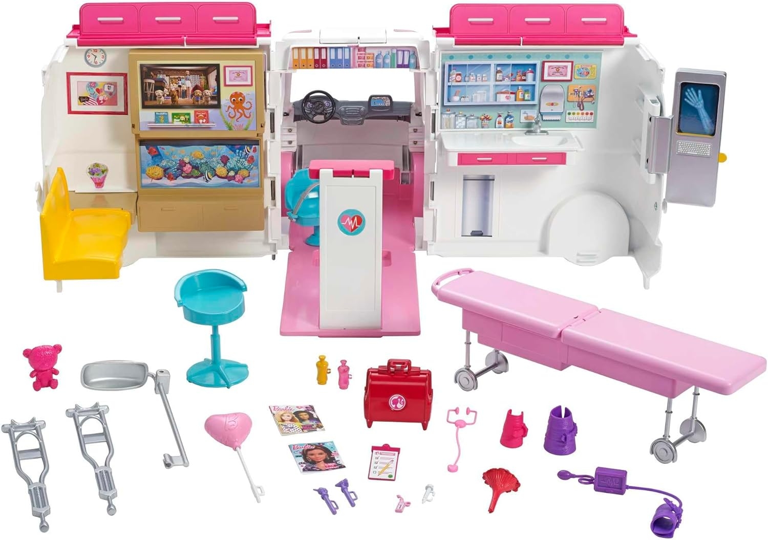 Barbie’nin Ambulansı Oyun Seti FRM19