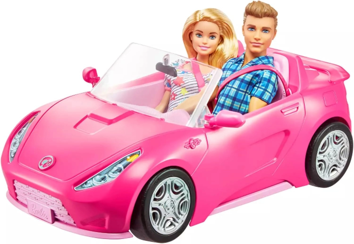 Barbie ve Ken Bebekler Araç ve Kıyafet Dolabı Oyun Seti GVK05