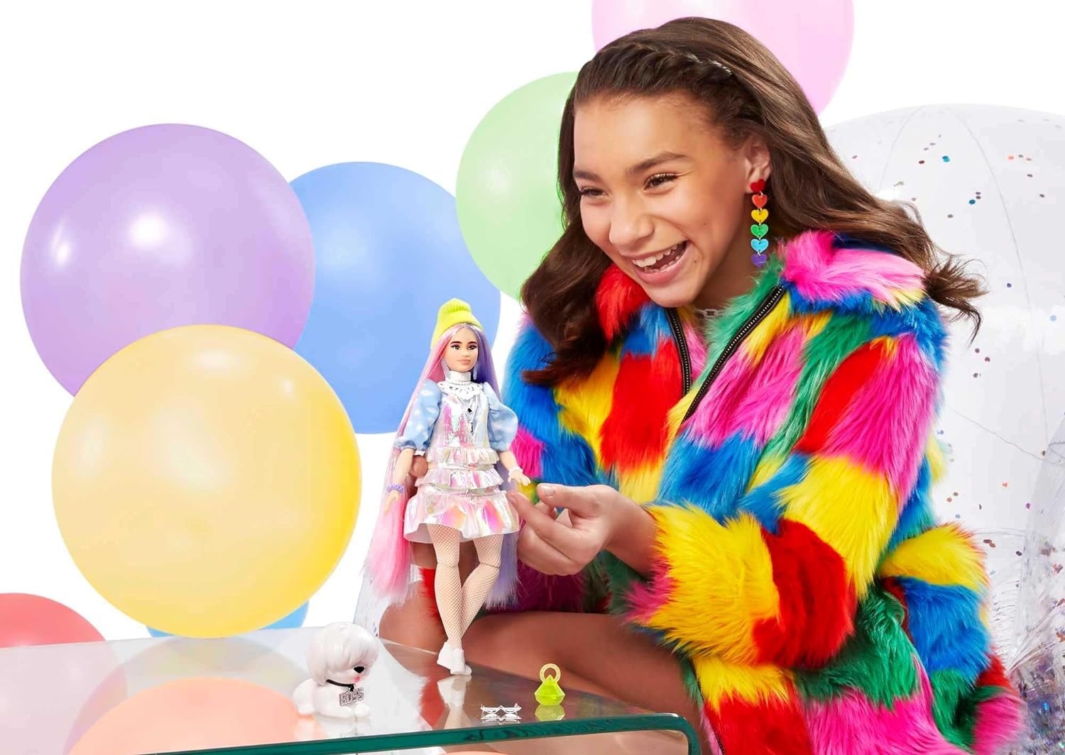 Barbie Extra Rengarenk Saçlar Bebeği GVR05