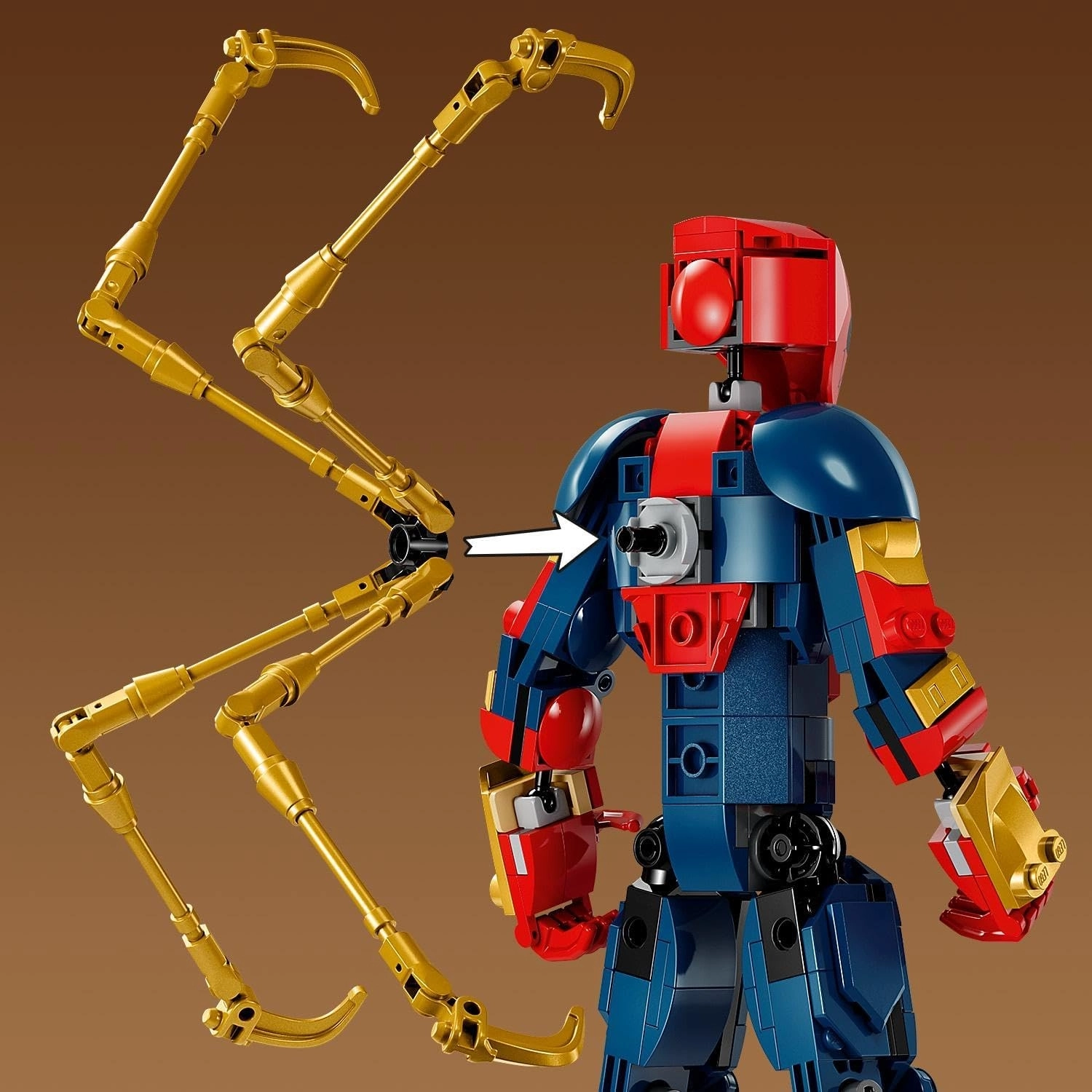 LEGO Marvel Iron Örümcek Adam Yapım Figürü 76298