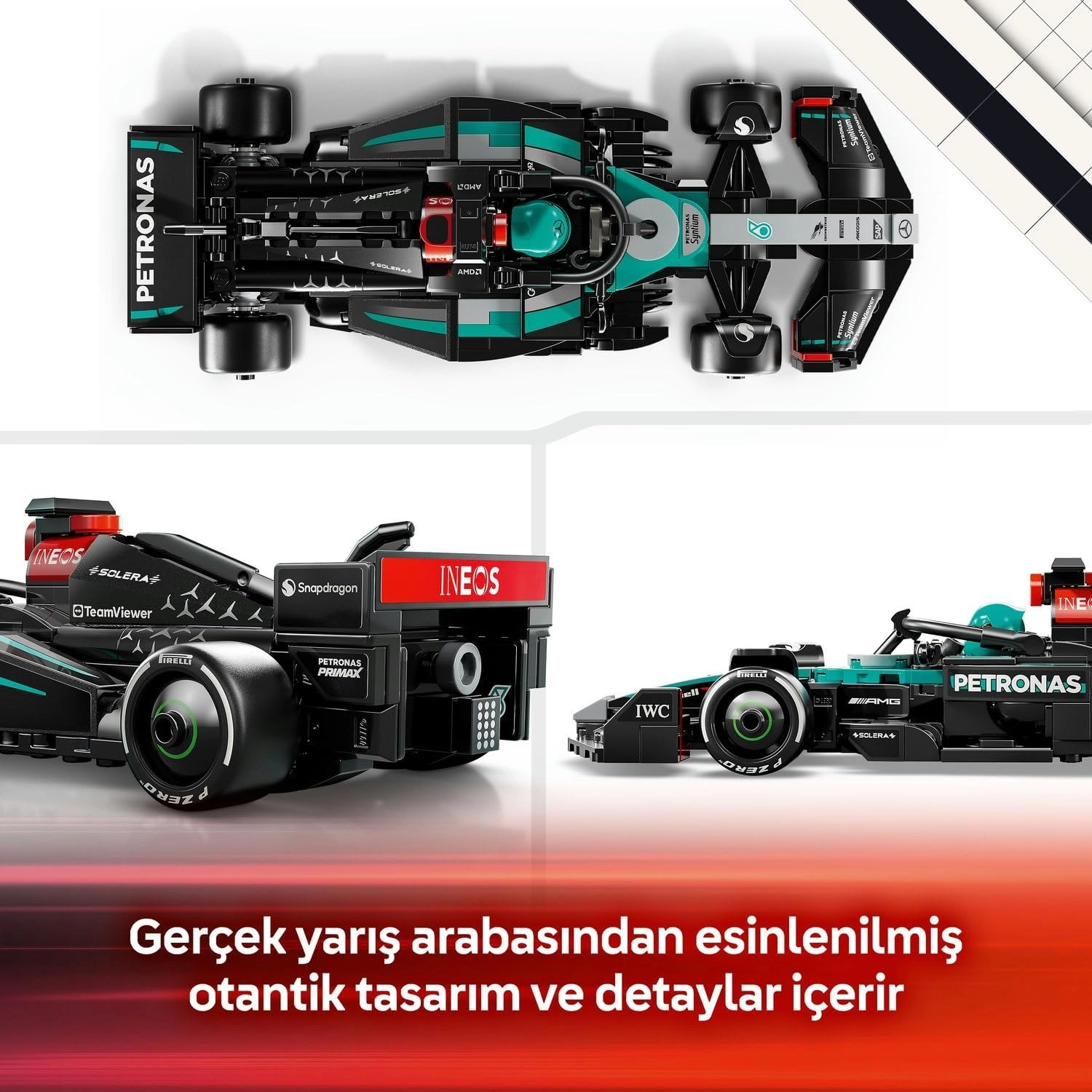 LEGO Speed Champions Mercedes-AMG F1 W15 Yarış Arabası 77244 