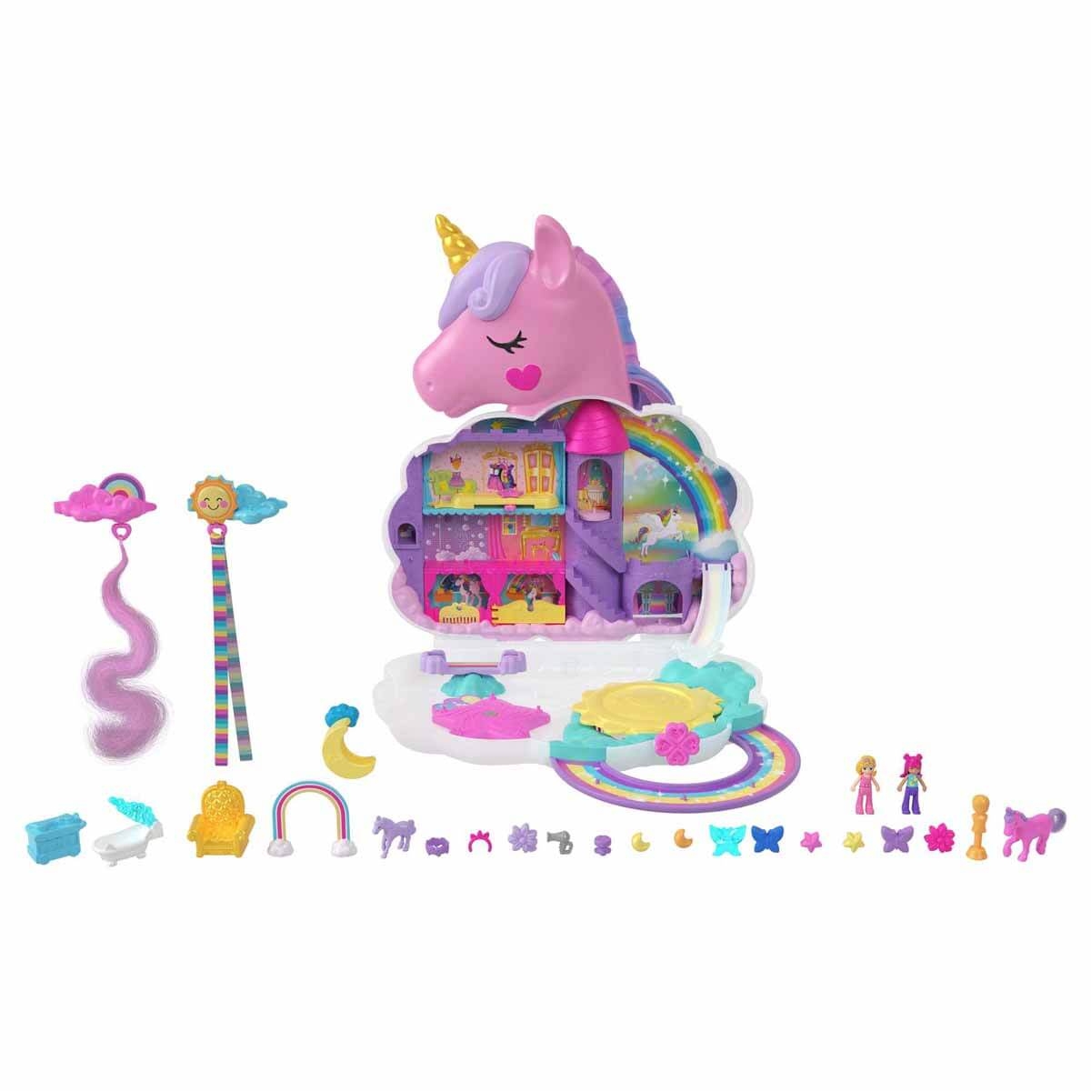 Polly Pocket Tek Boynuzlu Atın Güzellik Salonu HKV51 