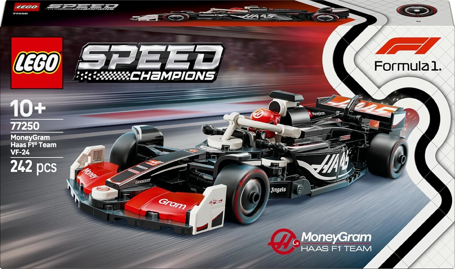 LEGO Speed Champions MoneyGram Haas F1 Team VF-24 Yarış Arabası 77250