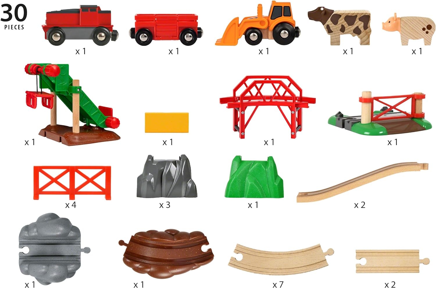 Brio 33984 Hayvan Çiftliği Seti