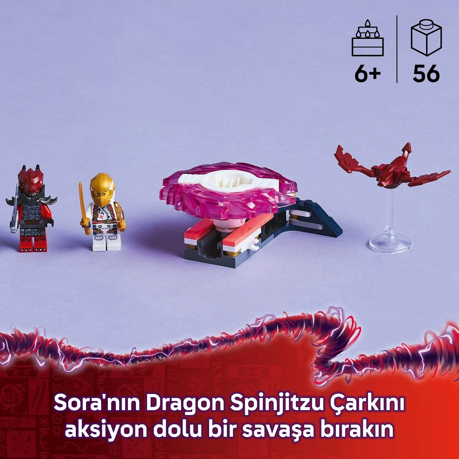 LEGO NINJAGO Sora’nın Ejderha Spinjitzu Topacı 71824