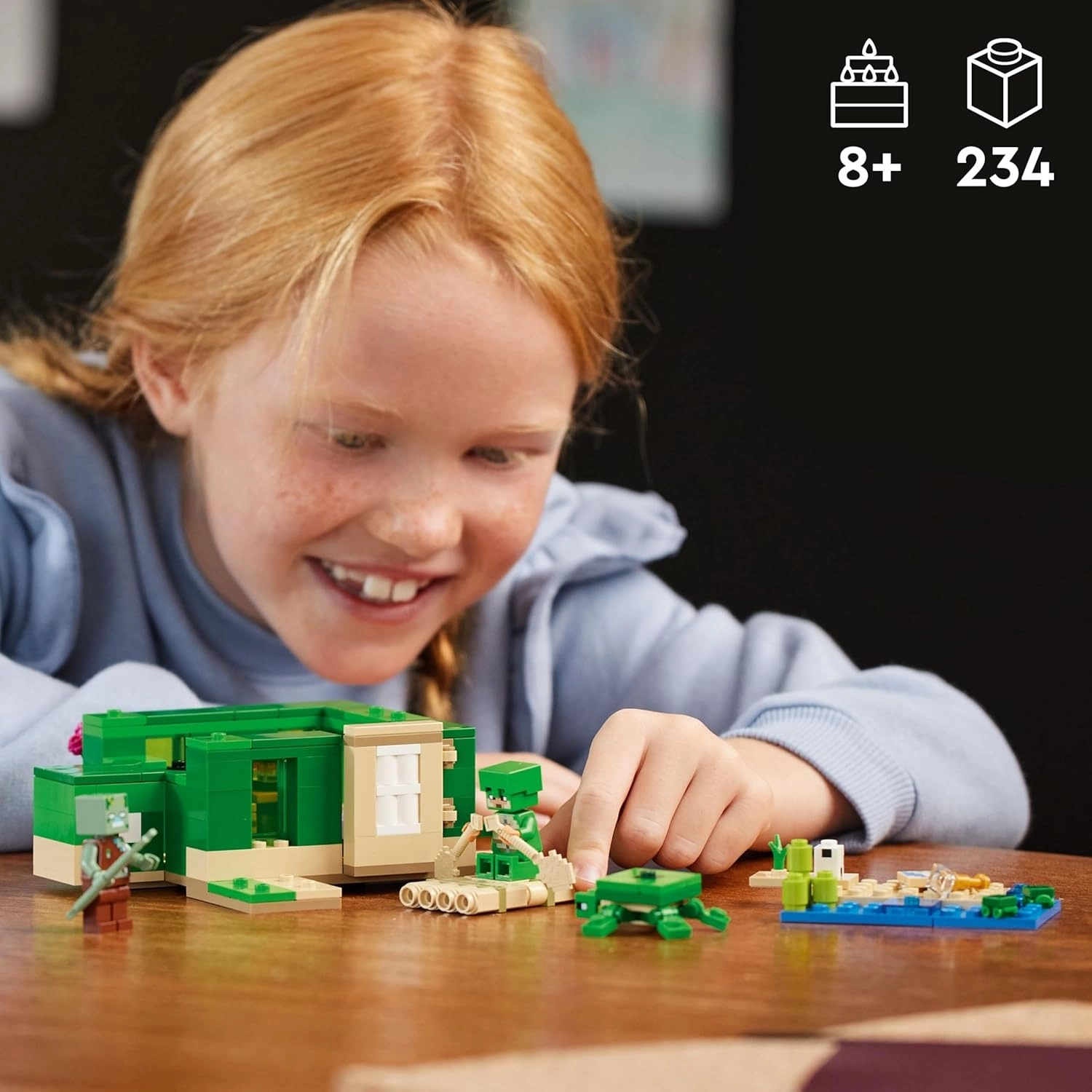 LEGO Minecraft Kaplumbağa Plaj Evi 21254