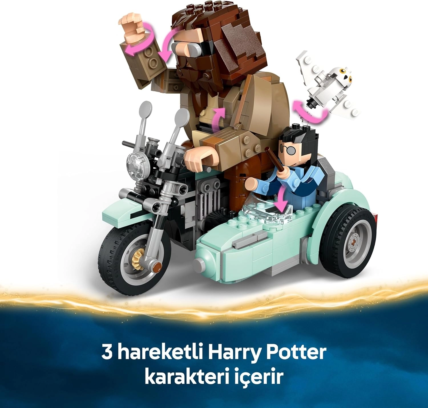 LEGO Harry Potter Hagrid ve Harry’nin Motosiklet Yolculuğu 76443