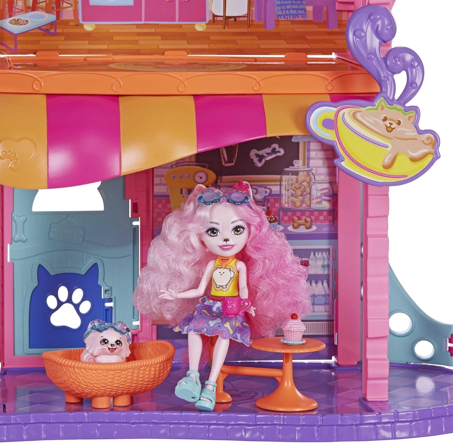 Enchantimals Şehir Evi ve Kafe Oyun Seti HHC18
