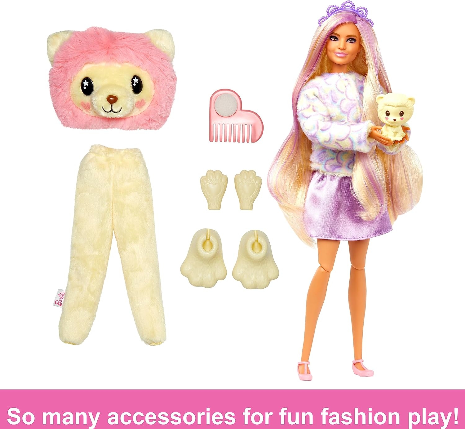 Barbie Cutie Reveal Bebekler Barbie Sevimli Kostümler Serisi - Aslan HKR06