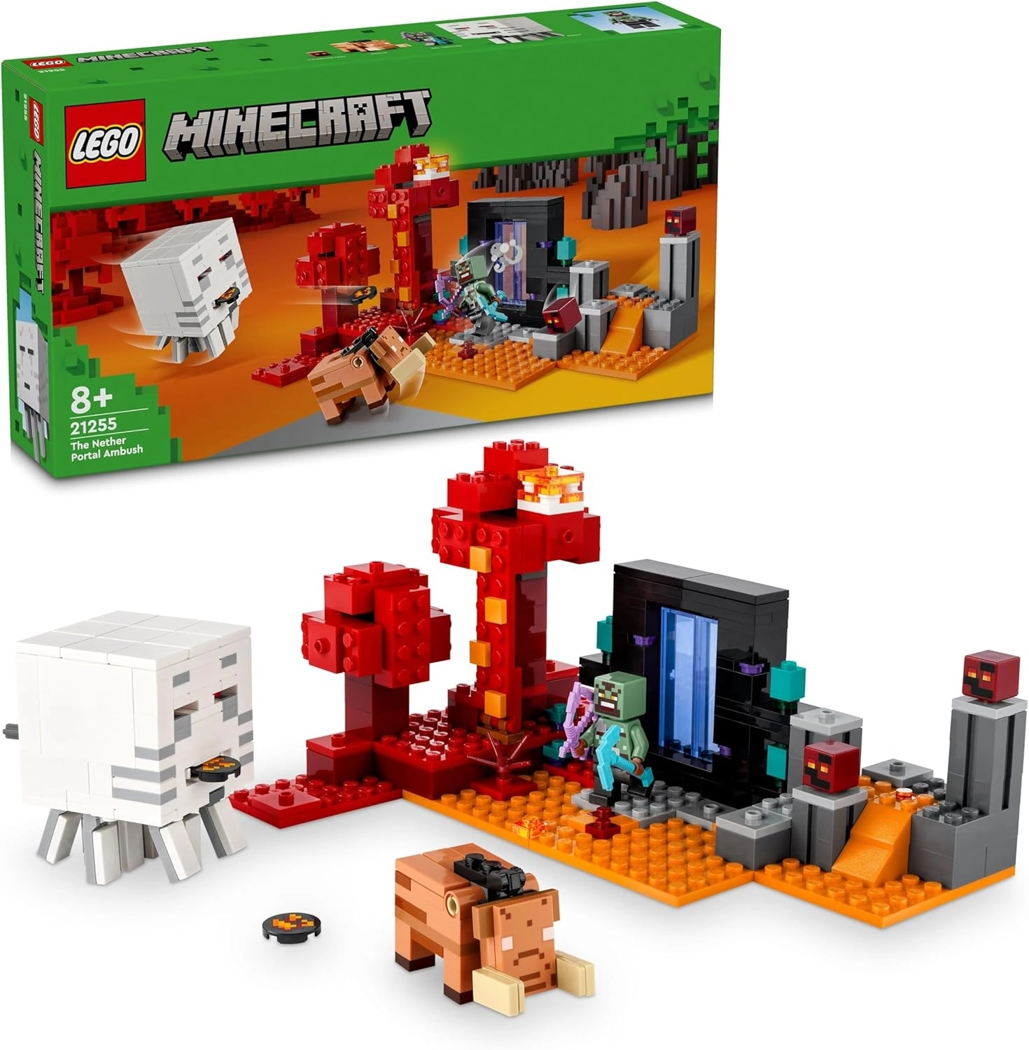 LEGO Minecraft Nether Geçidi Pususu 21255