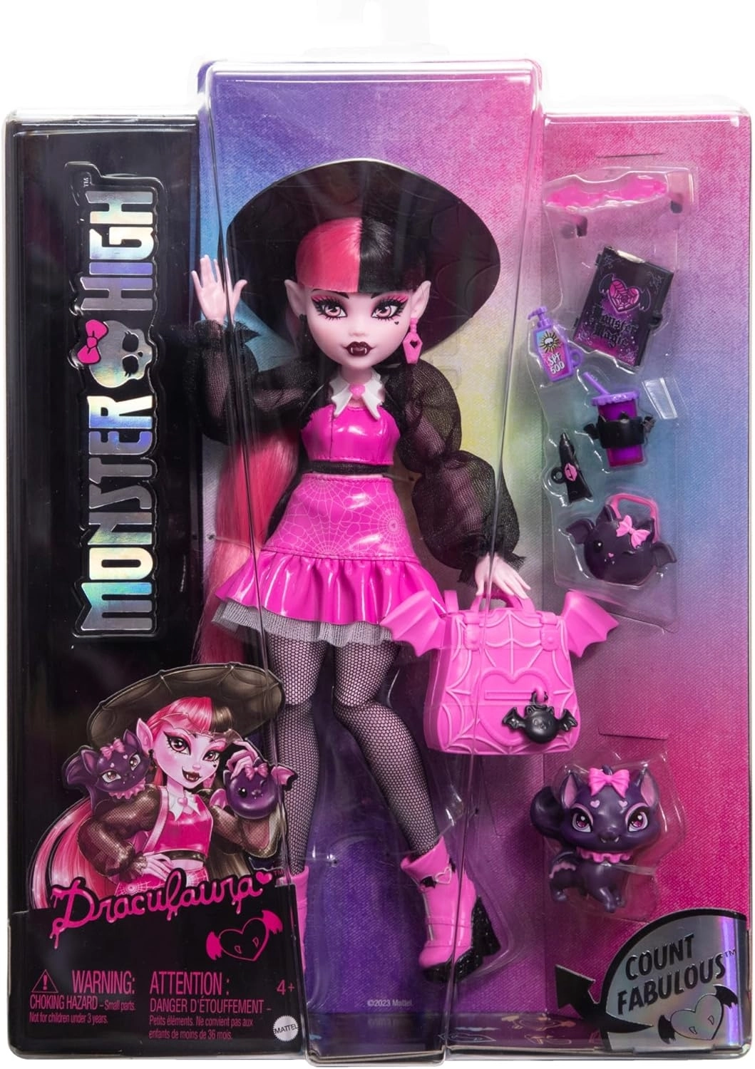 Monster High Acayip Havalı Arkadaşlar Draculaura HRP64