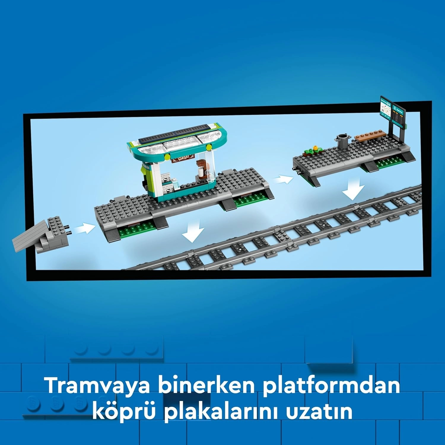 LEGO City Şehir Merkezi Tramvay İstasyonu 60423