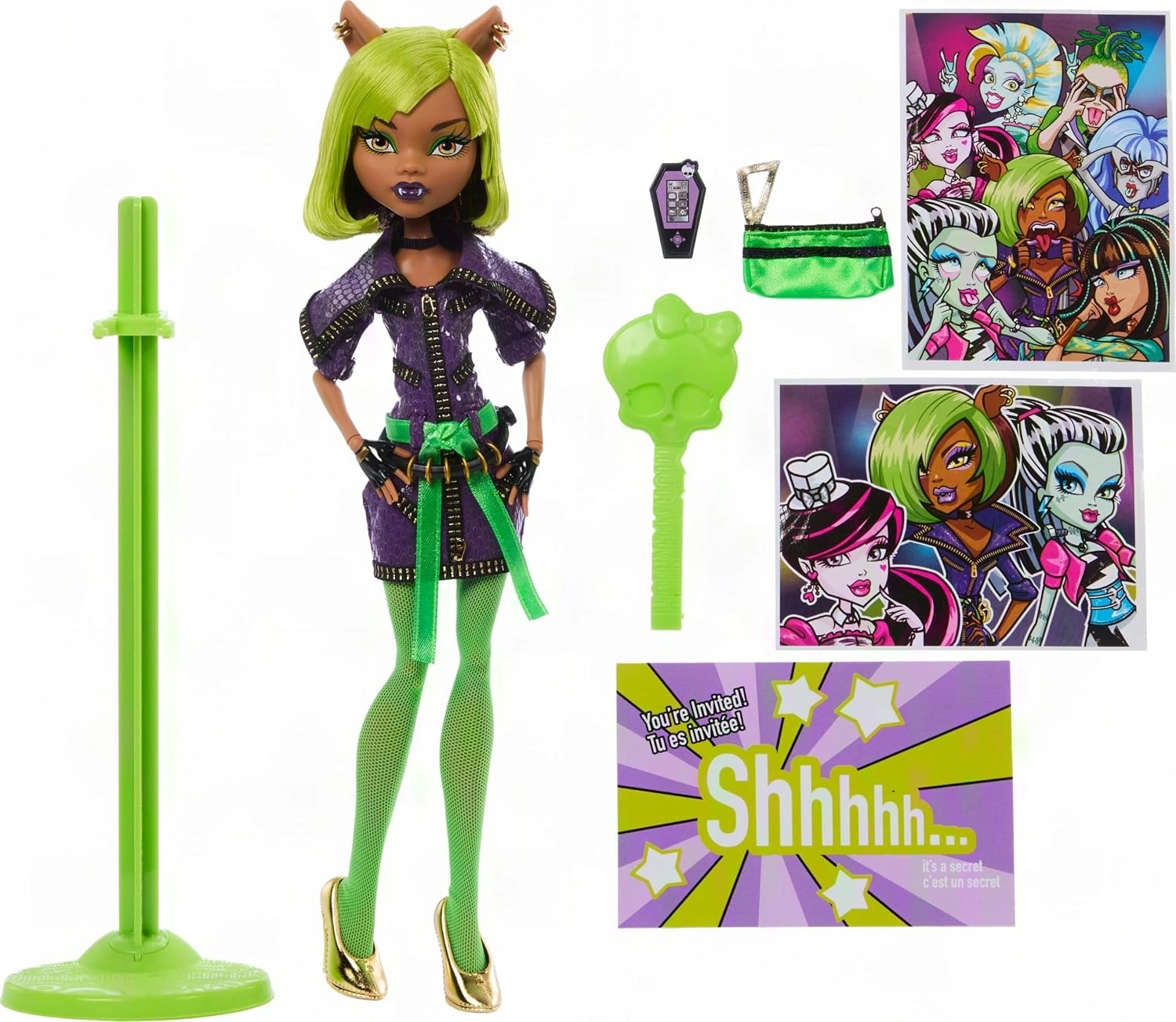 Monster High Dawn Of The Dance Clawdeen Wolf JKM45