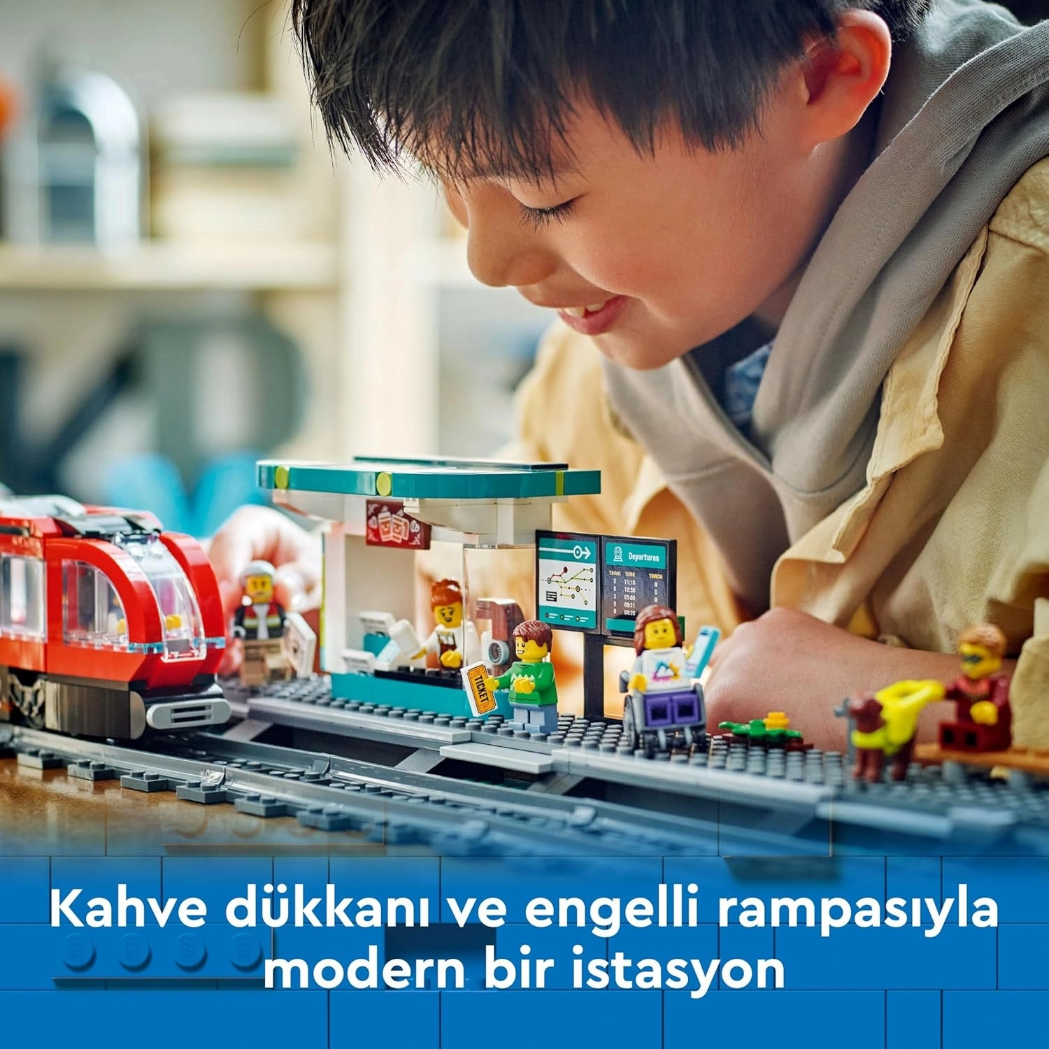 LEGO City Şehir Merkezi Tramvay İstasyonu 60423