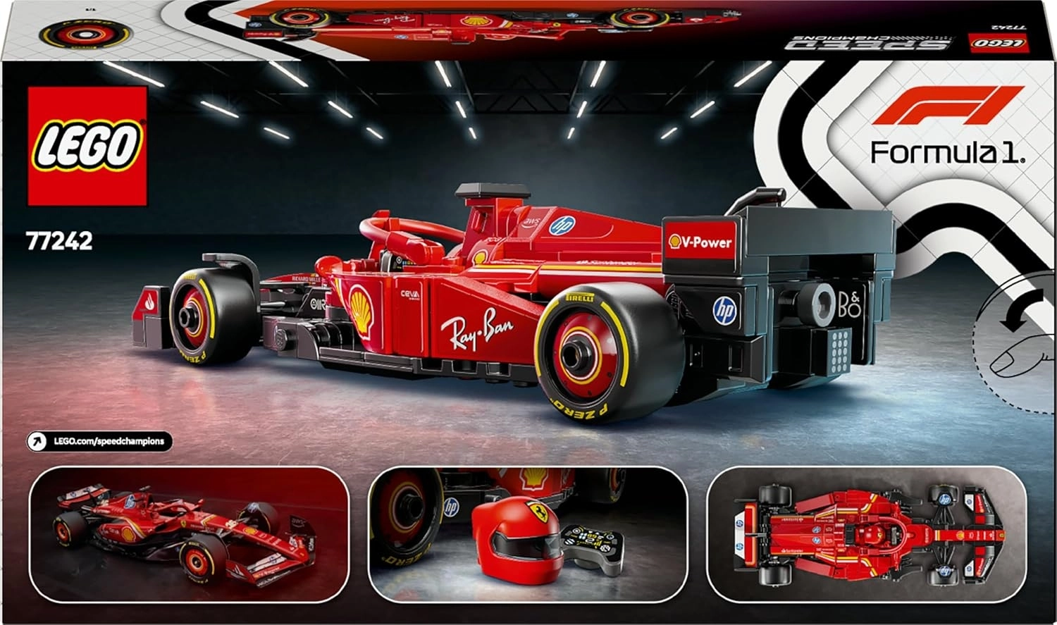 LEGO Speed Champions Ferrari SF-24 F1 Yarış Arabası 77242