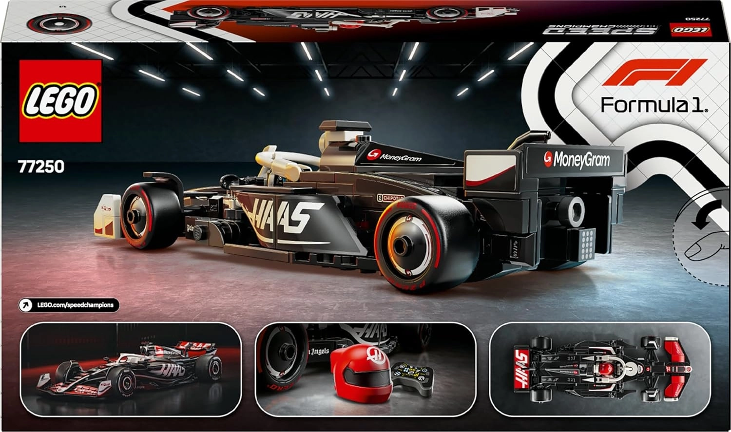 LEGO Speed Champions MoneyGram Haas F1 Team VF-24 Yarış Arabası 77250